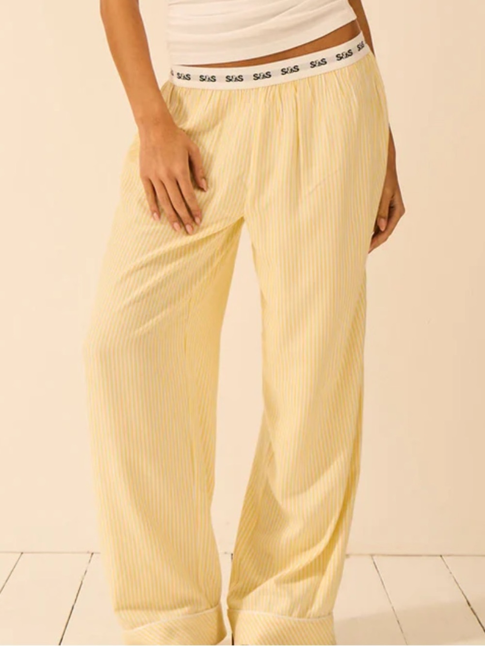 Stripe & Stare Soft Brushed Woven Pajama Bottoms